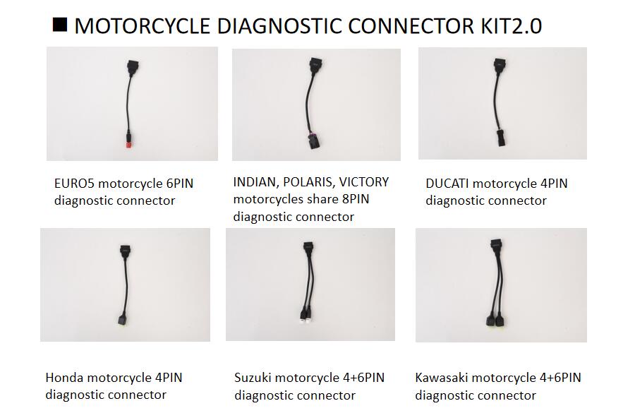 LAUNCH Motorcycle Diagnostic Connector Kit 2.0