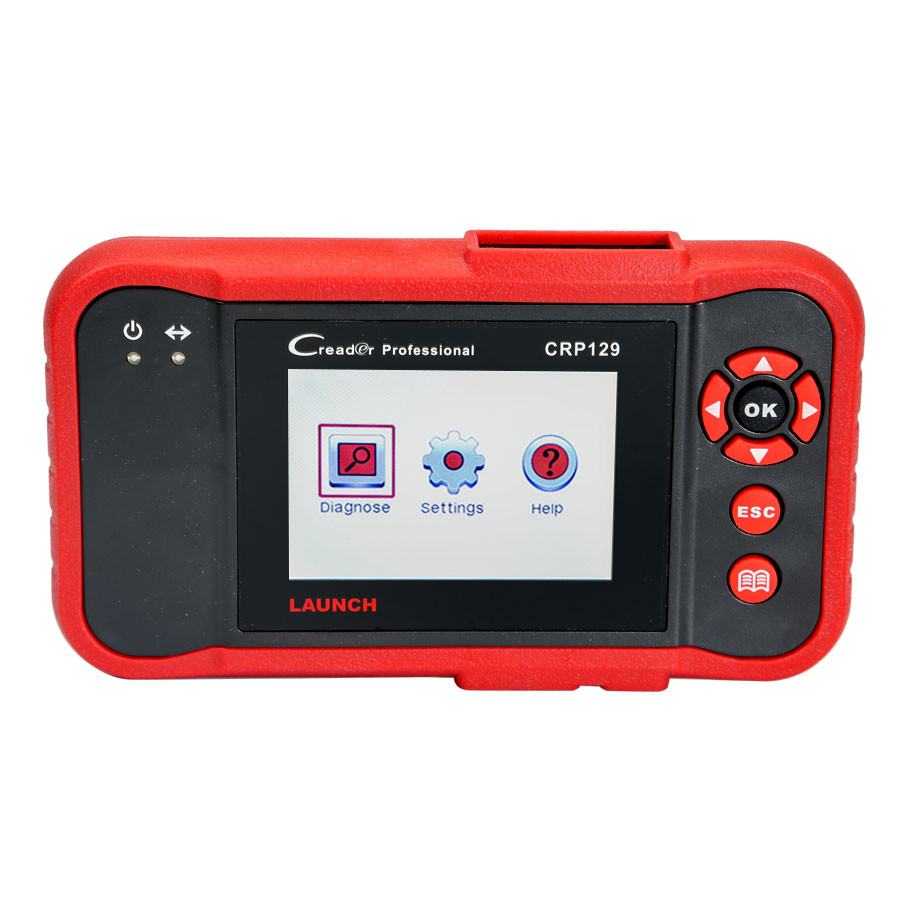 Original LAUNCH Creader CRP129 4 System Code Reader Scanner for ENG/ AT/ ABS/ SRS with Brake/ SAS/ Oil Service Light Reset