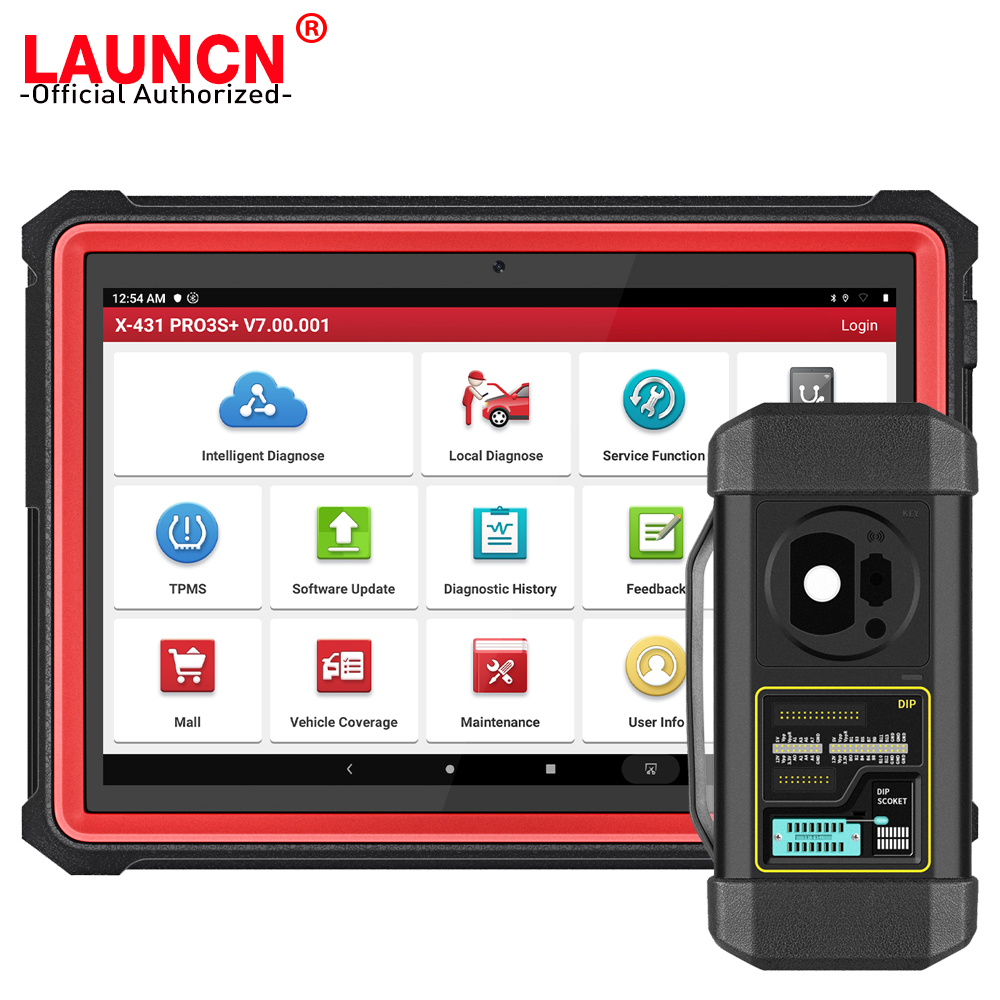 LAUNCH X431 Pro3s Plus 10.1″ OBD2 Diagnostic Scanner ECU Coding and GIII X-PROG 3 Vehicle Immobilizer Programmer Key programmer tool