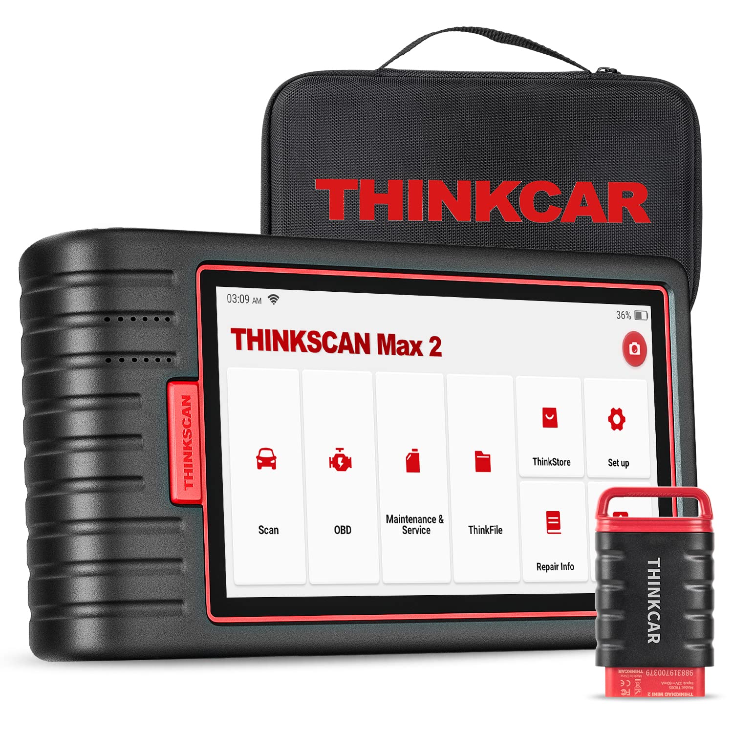 Thinkscan Max2 OE-Level Diagnostic Scan Tool with CAN-FD Protocol Bi-Directional Control