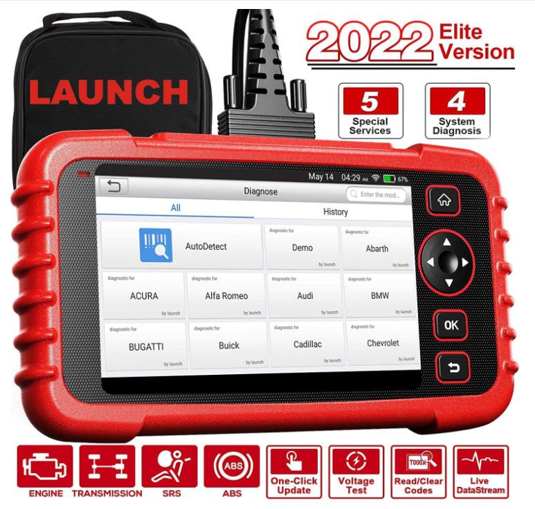 Launch X431 CRP129X OBD2 Scanner Engine ABS SRS AT Diagnostic Tool Oil SAS EPB TPMS Reset