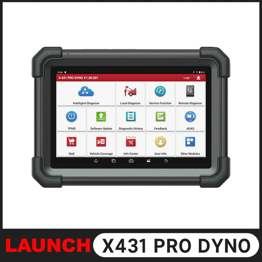 Launch X431 PRO DYNO Bidirectional Diagnostic Scanner Support 37+Special Functions TPMS ADAS and CAN FD DoIP