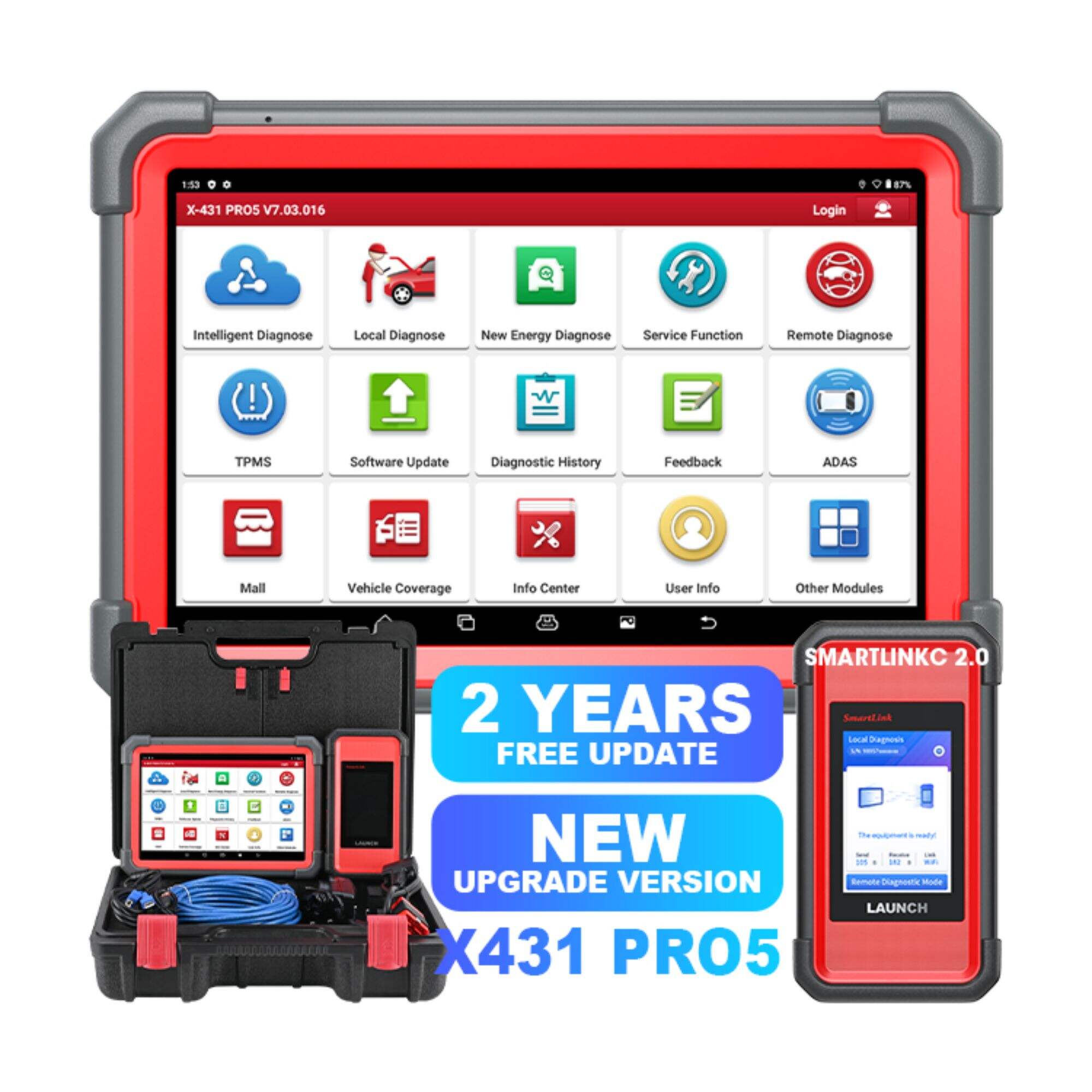 2024 version Launch X431 PRO 5 PRO5 Car diagnostic Tool ECU Programming OBD2 Scanner Global Version Support Online Programming for Mercedes and BMW