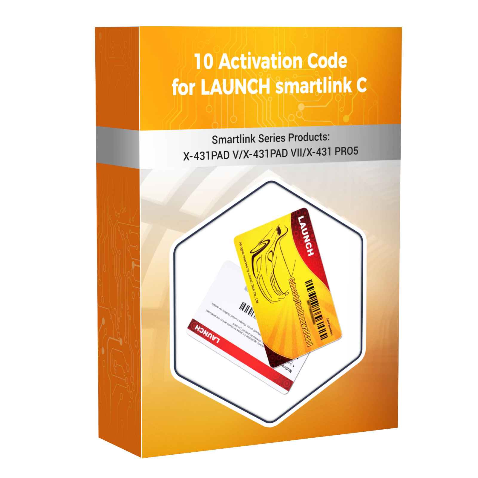 Launch – 10 Times Activation Card For Smartlink C Super Remote Diagnosis Function