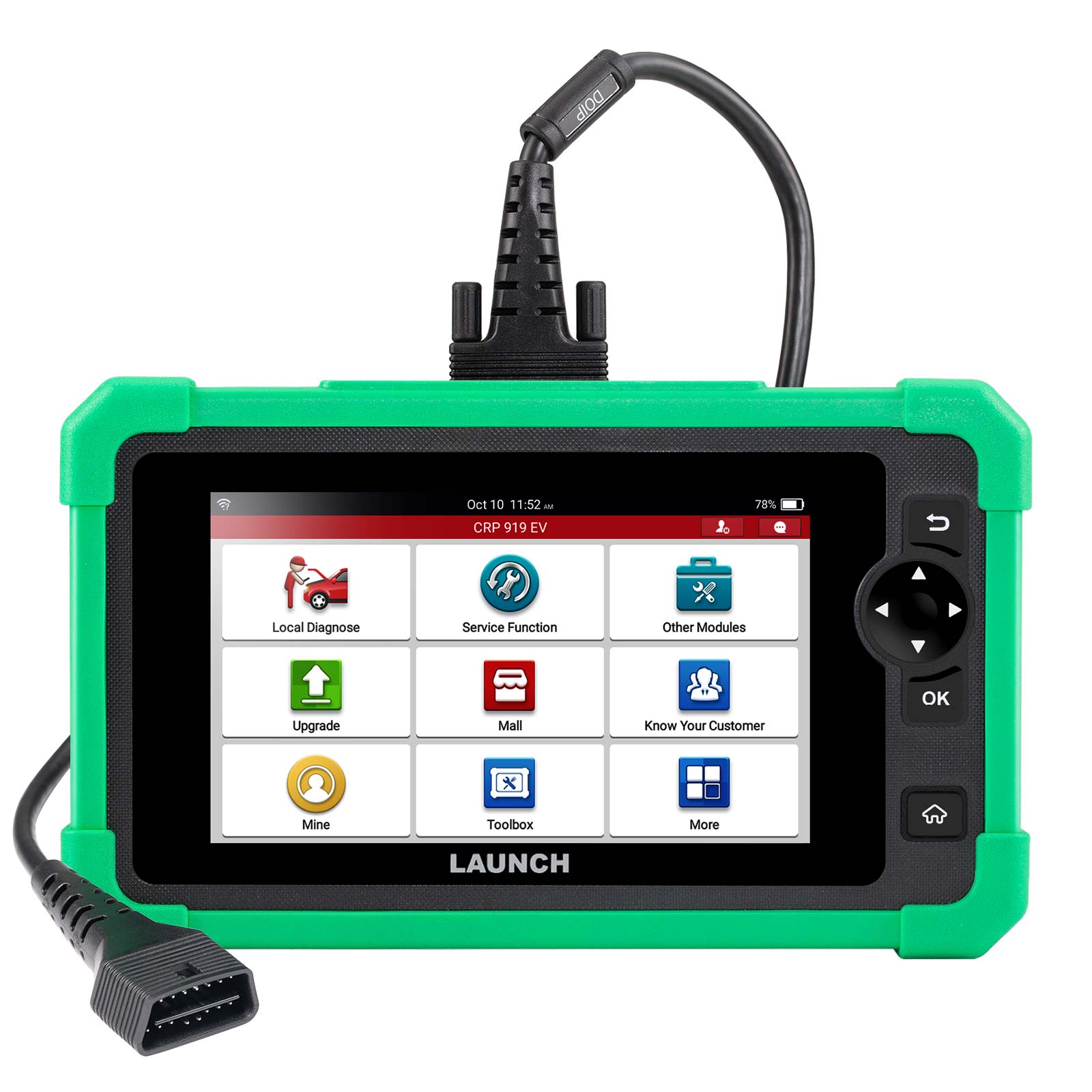 2024 LAUNCH CRP919 EV Diagnostic Scanner 43+ Service Functions for Electric Vehicles New Energy Cars